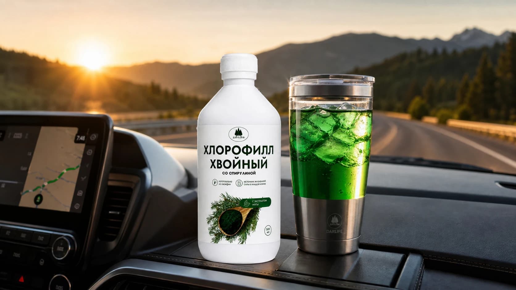 Хлорофилл для водителей и дальнобойщиков: ночные рейсы, застой в малом тазу и бодрость за рулем