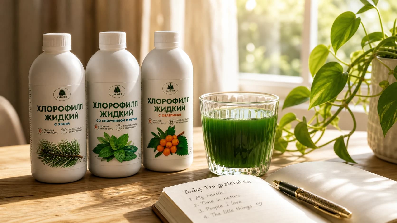 Хлорофилл и психология утреннего велнес-ритуала: осознанность, якорение и забота о теле