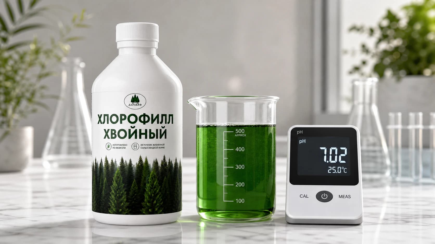Хлорофилл и кислотно-щелочной баланс: мифы об «ощелачивании» и реальная буферная емкость крови