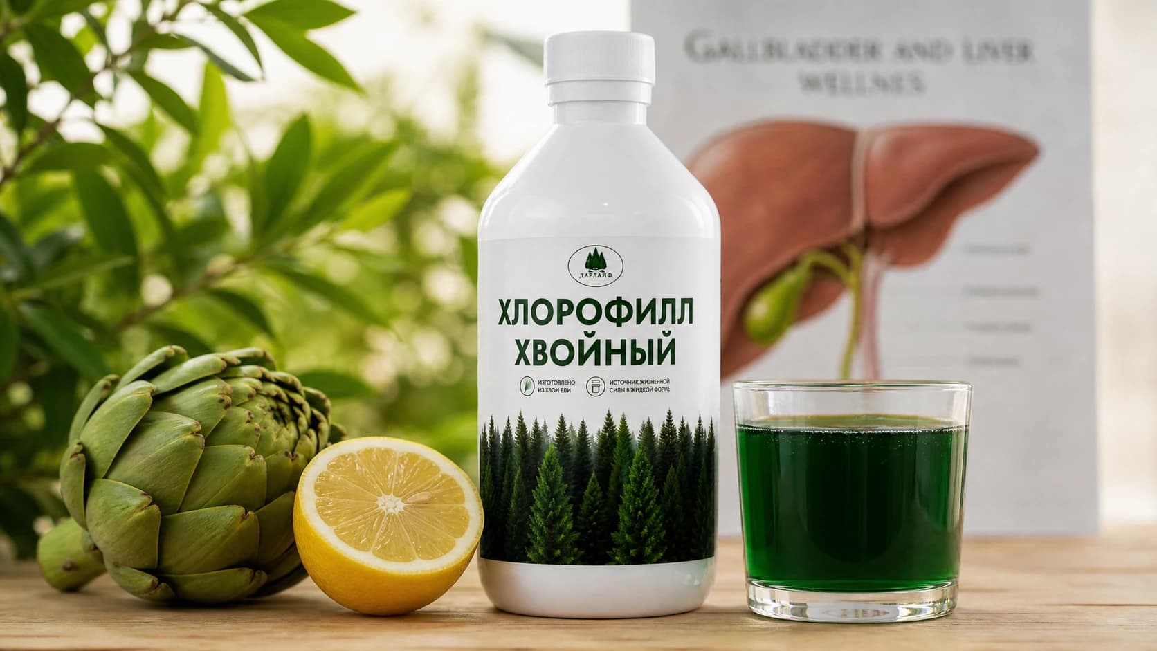 Хлорофилл и здоровье желчного пузыря: профилактика застоя (сладжа) и гипомоторики