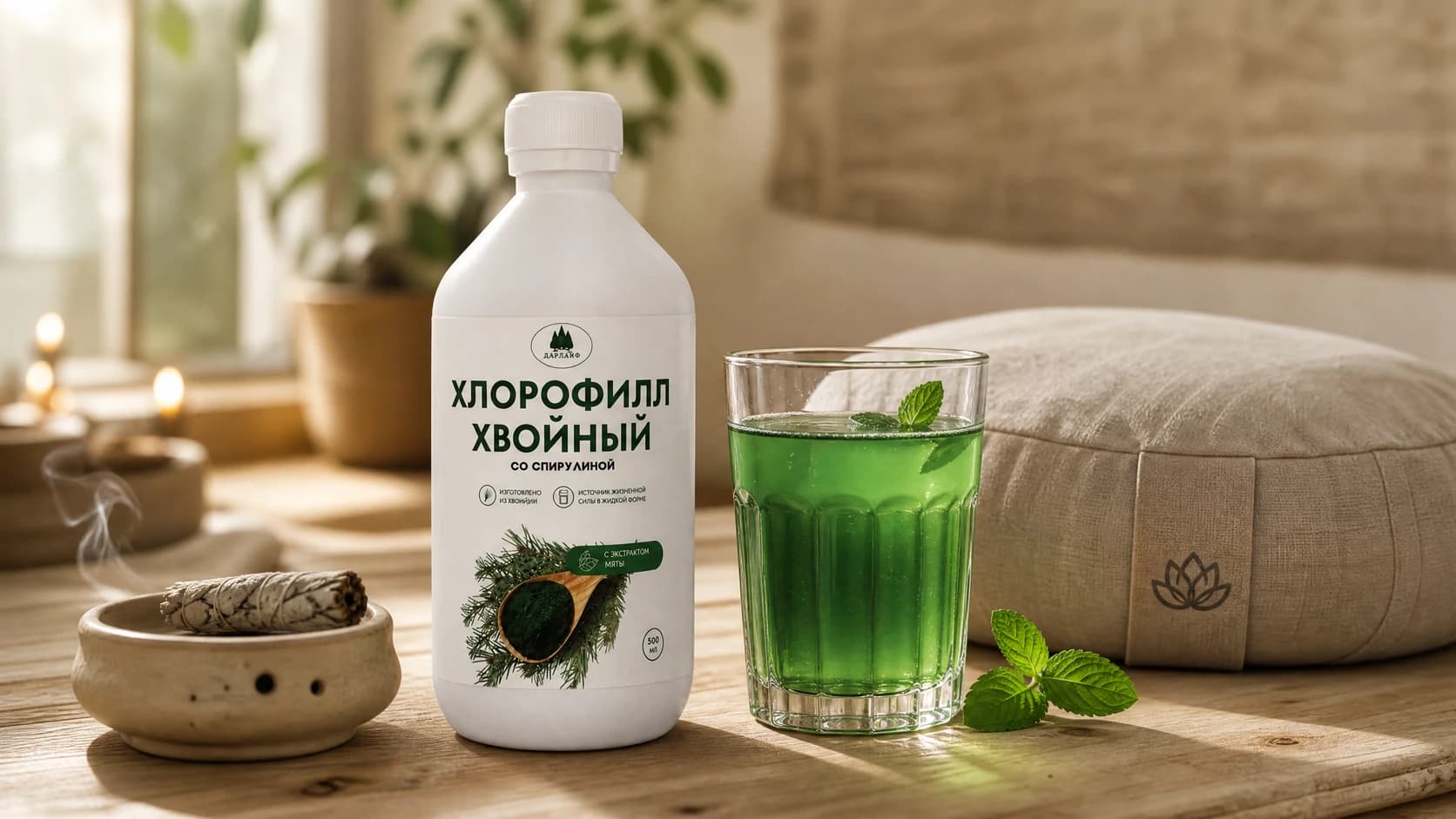 Хлорофилл в антистресс-протоколах: расслабление спазма диафрагмы и стимуляция блуждающего нерва